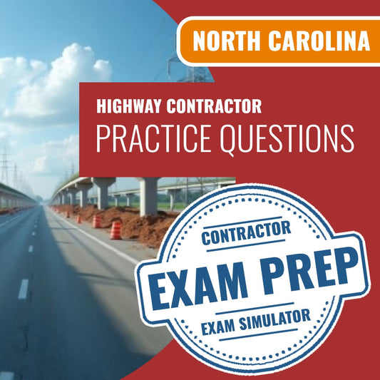 North Carolina Highway Contractor Exam - Online Practice Questions