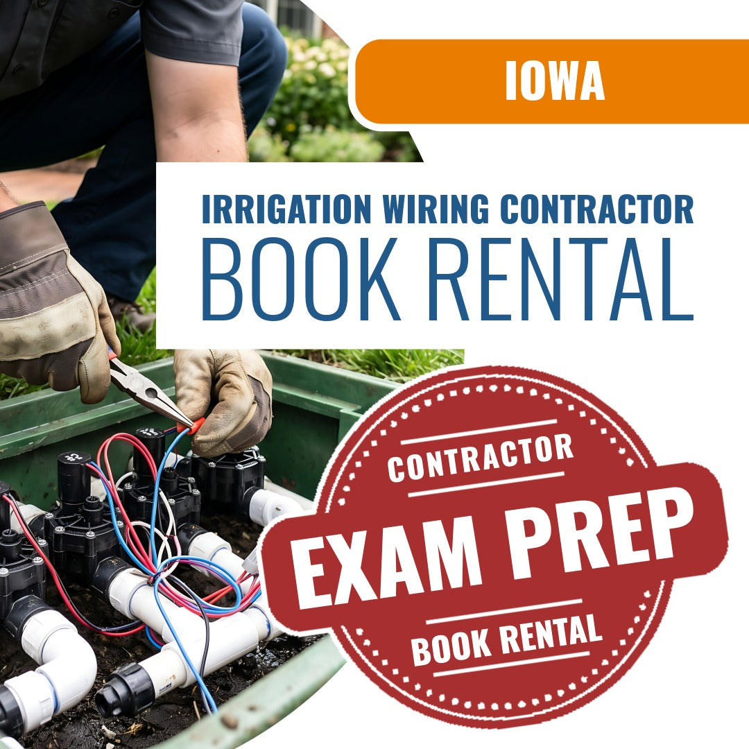 Iowa Irrigation System Wiring Contractor - Books & Courses Rental Package