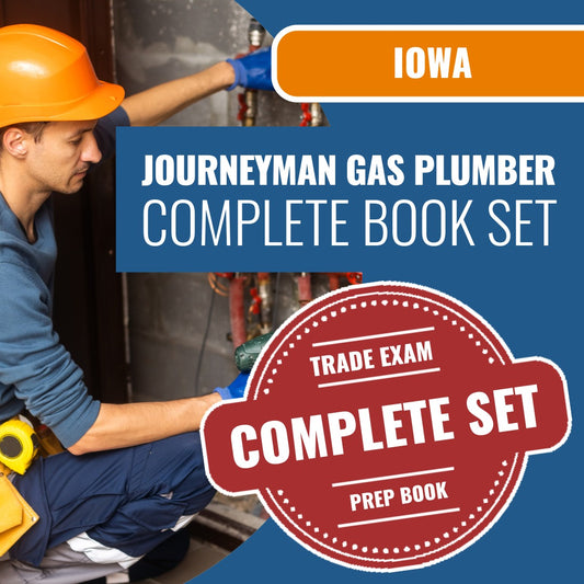 Iowa Journeyman Plumber with Gas Book Package