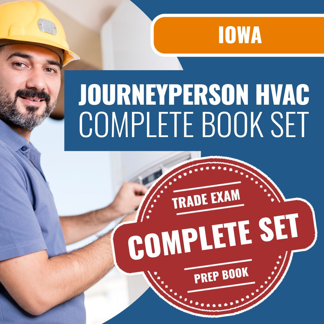 Iowa Journeyperson HVAC & Refrigeration with Gas Book Package