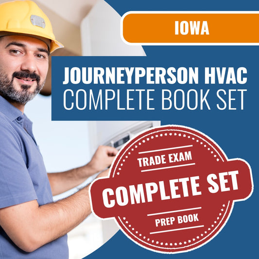 Iowa Journeyperson HVAC & Refrigeration with Gas Book Package