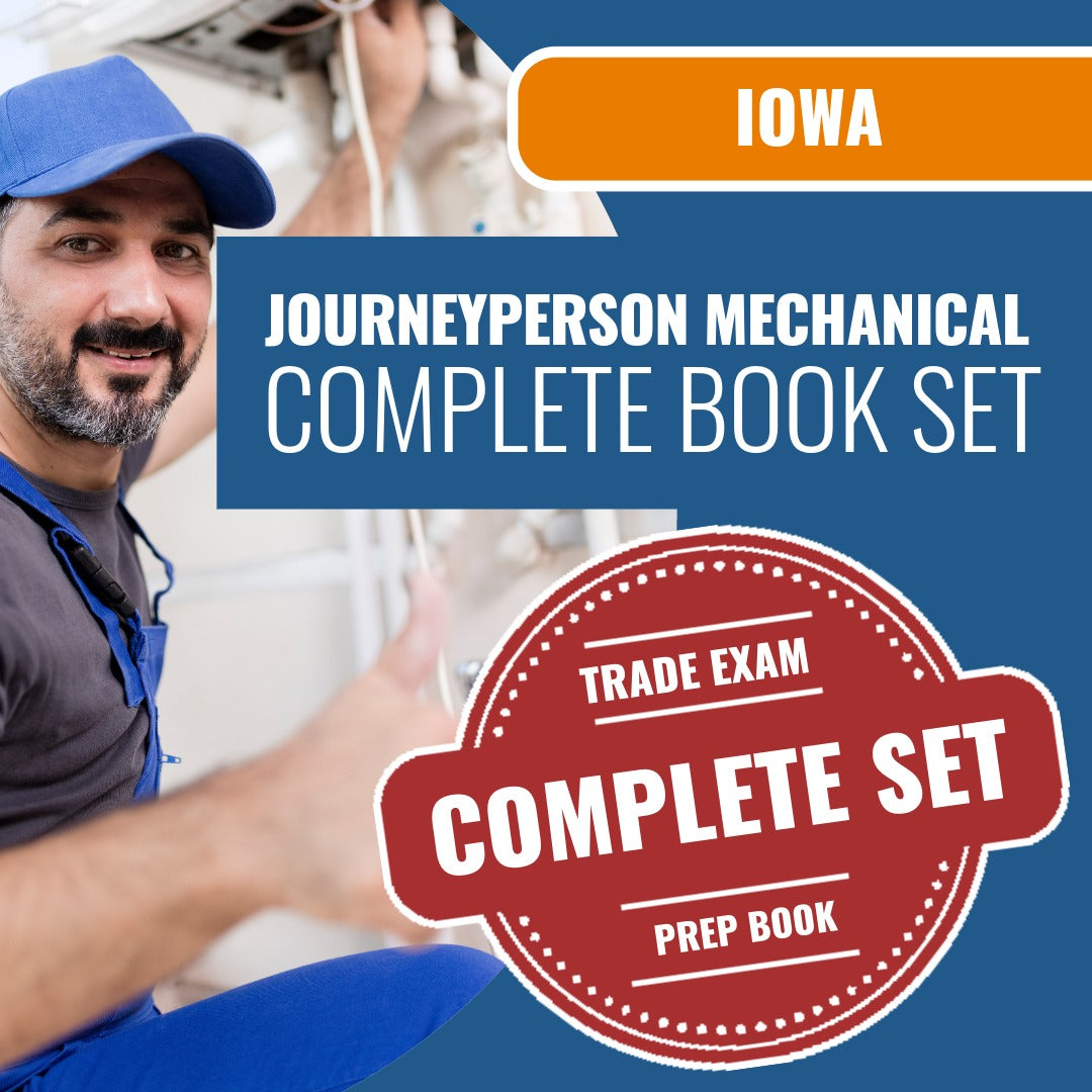 Iowa Journeyperson Mechanical with Gas Book Package