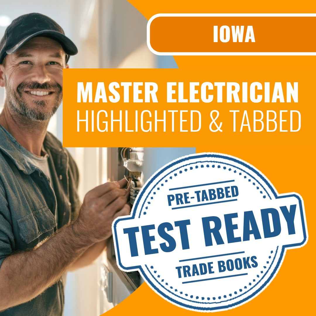 Iowa Master Electrician - Highlighted and Tabbed Book Package