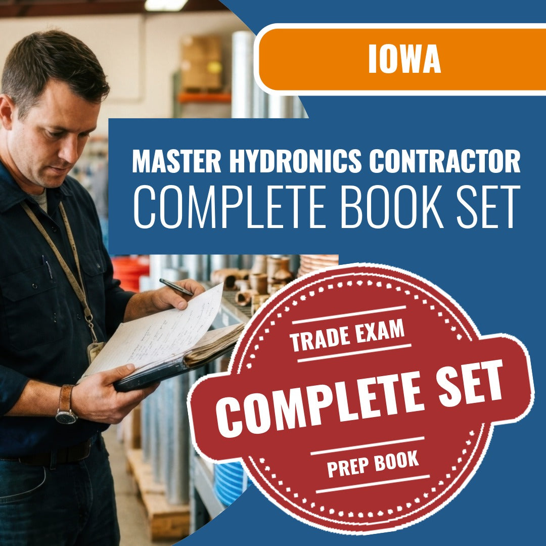 Iowa Master Hydronics with Gas Contractor Book Package