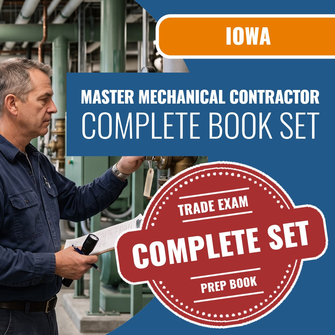 Iowa Master Mechanical with Gas Contractor Book Package