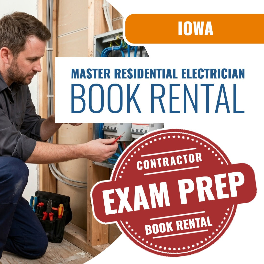 Iowa Master Residential Electrician - Books & Courses Rental Package