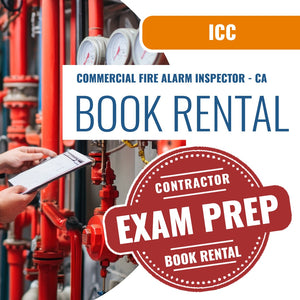 ICC Commercial Fire Alarm Inspector - CA - Books & Courses Rental Package