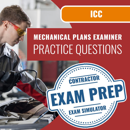 ICC Mechanical Plans Examiner - M3 Exam - Online Practice Questions