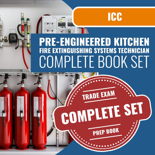 ICC Pre-engineered Kitchen Fire Extinguishing Systems Technician - FK Exam Book Package