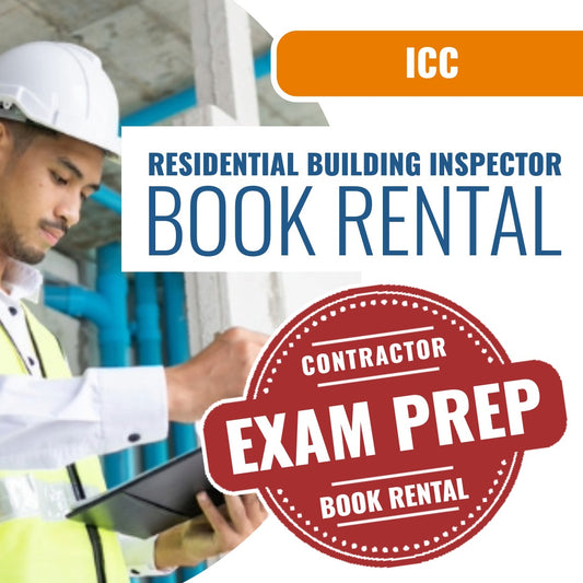 ICC Residential Building Inspector - B1 - Books & Courses Rental Package