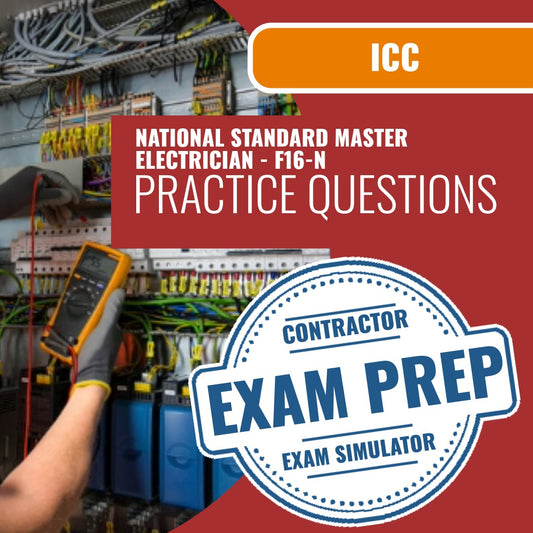 ICC National Standard Master Electrician - F16-N Exam - Online Practice Questions