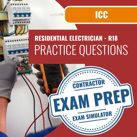 ICC Residential Electrician - R18 Exam - Online Practice Questions