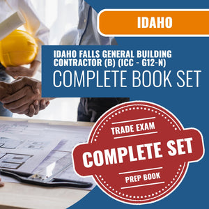 Idaho Falls Idaho General Building Contractor (B) (ICC - G12-N) Exam Book Package