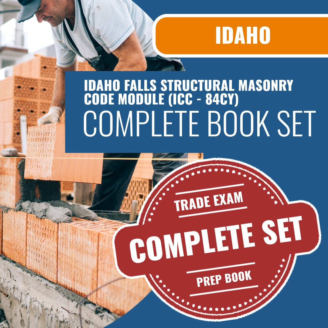 San Antonio Texas Structural Masonry Code Module (ICC - 84CY) Exam Book Package