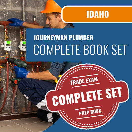 Idaho Journeyman Plumber Exam Book Package
