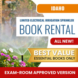 Idaho Limited Electrical Irrigation Sprinkler Installer Contractor Books & Course Rental - Exam Room Approved