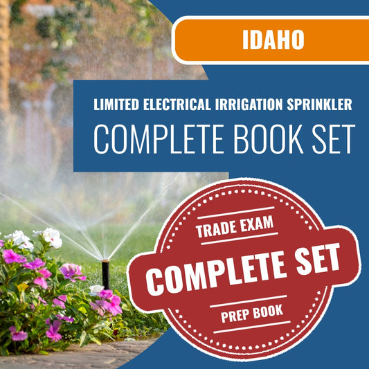 Idaho Limited Electrical Irrigation Sprinkler Installer Contractor Exam Book Package