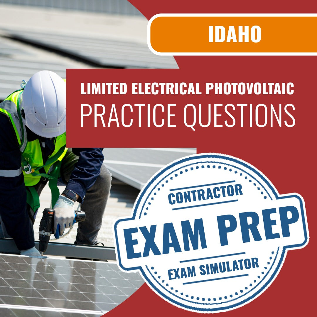 Idaho Limited Electrical Photovoltaic Installer - Online Practice Questions