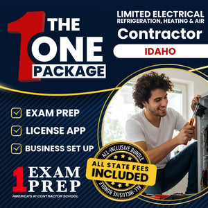 The 1 Package: All-Inclusive Idaho Limited Electrical Refrigeration, Heating & Air Conditioning Installer Contractor Exam, Licensing & Business Setup Solution