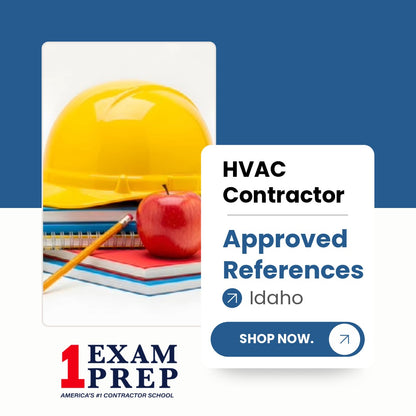Idaho HVAC Specialty Journeyman Approved References
