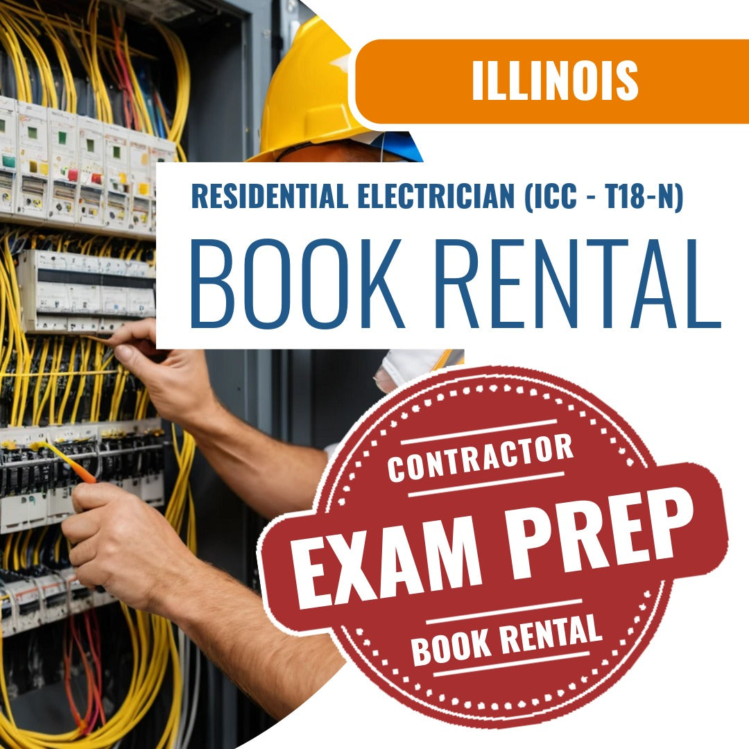 Aurora Illinois Residential Electrician (ICC - T18-N) - Books & Courses Rental Package