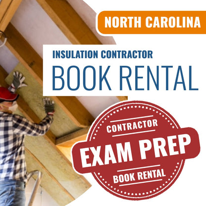 North Carolina Insulation Contractor Exam Books & Course Rental