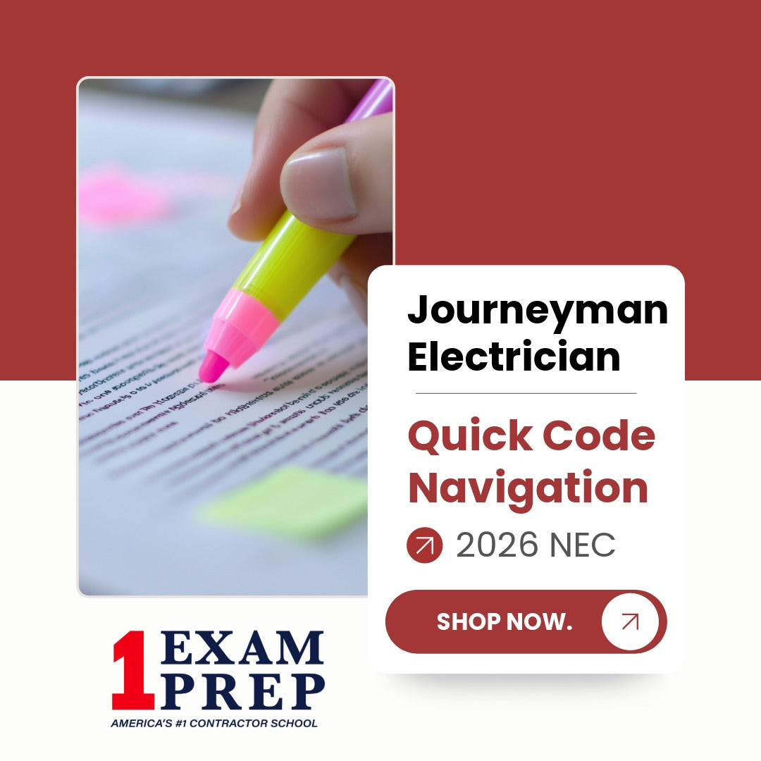 Journeyman Electrician Quick Code Navigation 2026 NEC