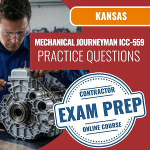 Kansas Standard Mechanical Journeyman (ICC - 559 - KS) - Online Practice Questions