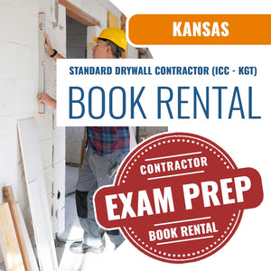 Kansas Standard Drywall Contractor (ICC - KGT) - Books & Courses Rental Package