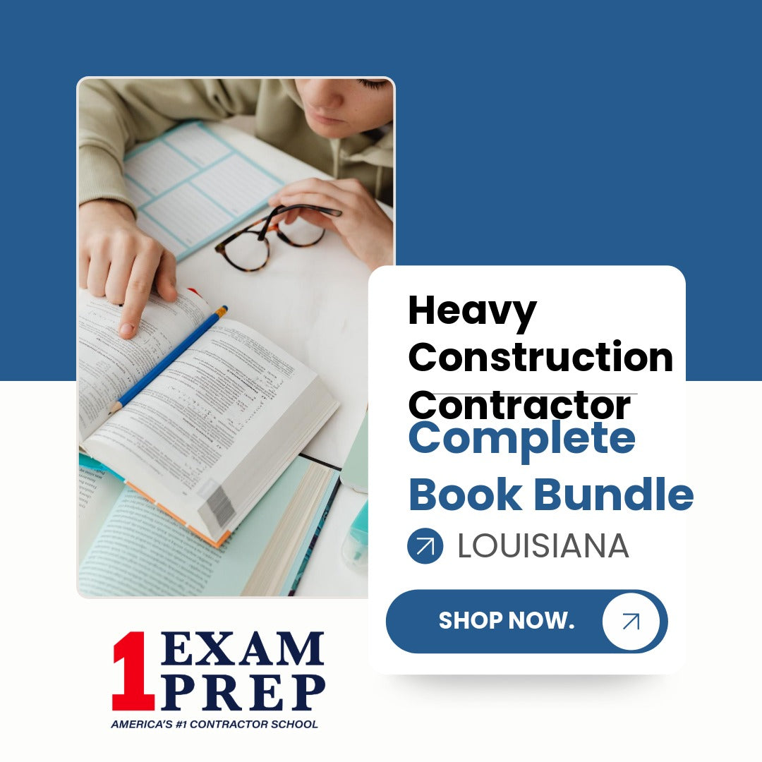 Louisiana Heavy Construction Contractor Exam Complete Book Bundle
