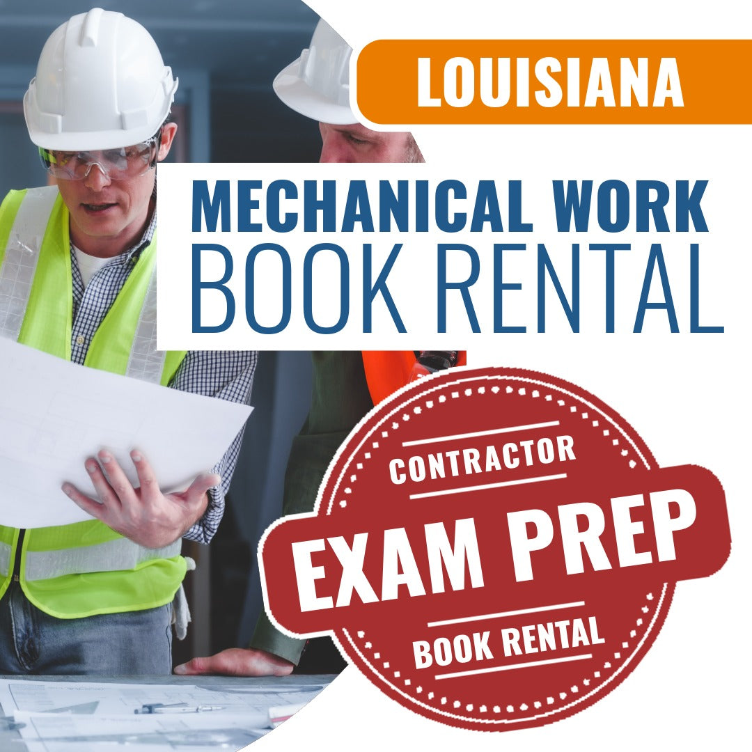 Louisiana Mechanical Work Contractor - Books & Courses Rental Package ...