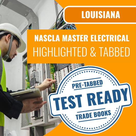 Louisiana NASCLA Master Electrical Contractor - Highlighted and Tabbed Book Package