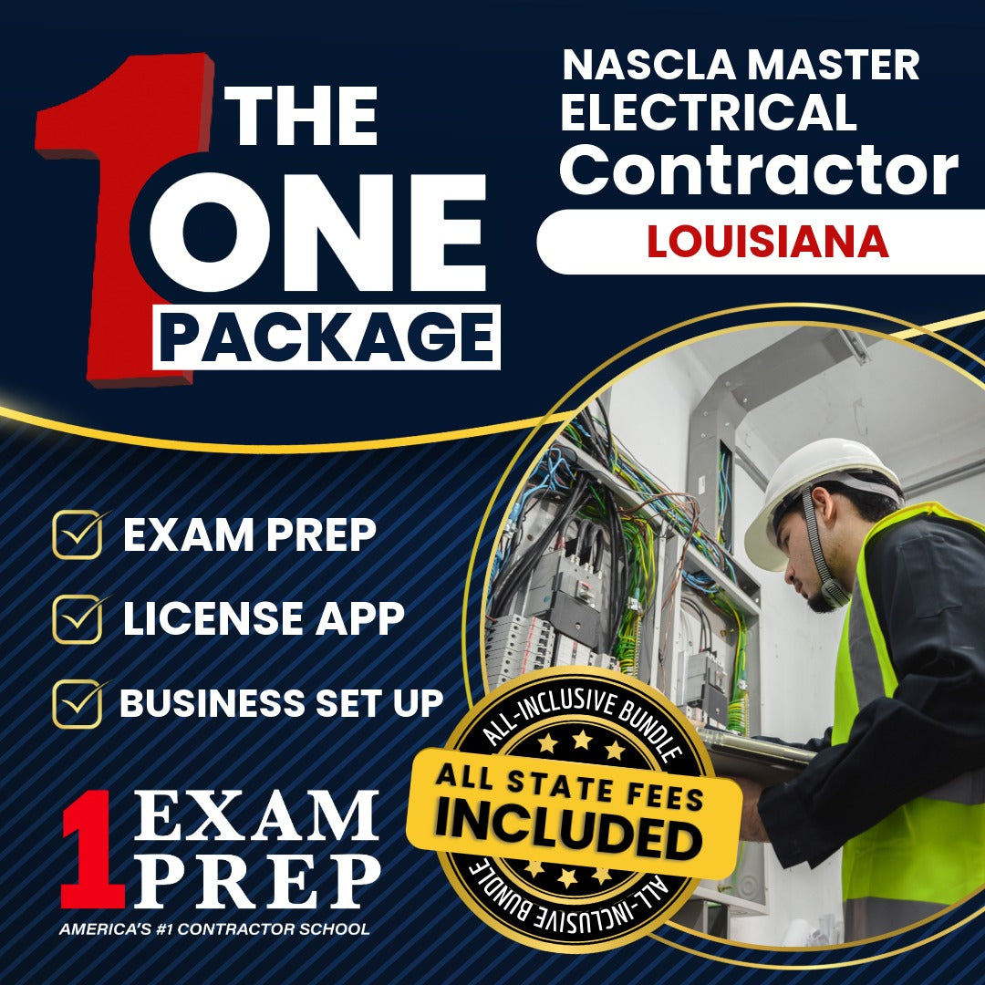 The 1 Package: All-Inclusive Louisiana NASCLA Master Electrical Contractor Licensing & Business Setup