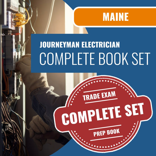 Maine Journeyman Electrician Exam Book Package