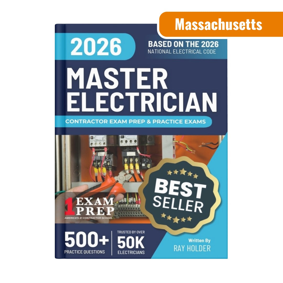 Massachusetts 2026 Master Electrician Exam Prep and Study Guide: 12 Practice Exams + 2 Full Final Exams: Trusted by 50k Electricians