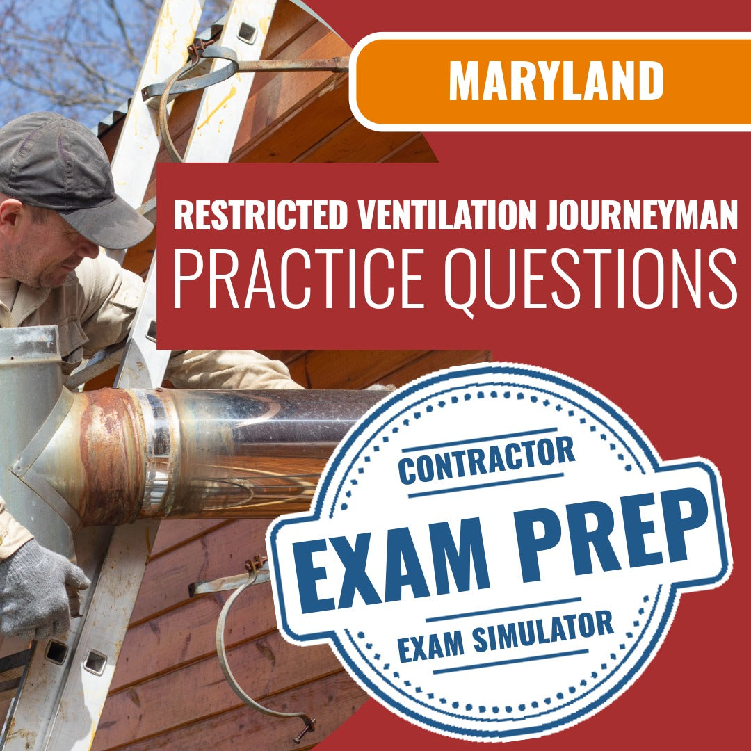 Maryland Journeyman Restricted Ventilation (PSI) - Online Practice Questions