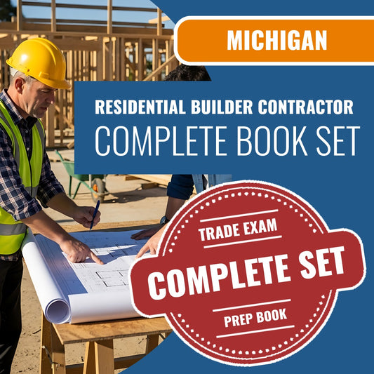 Michigan Residential Builder Contractor Exam Book Package