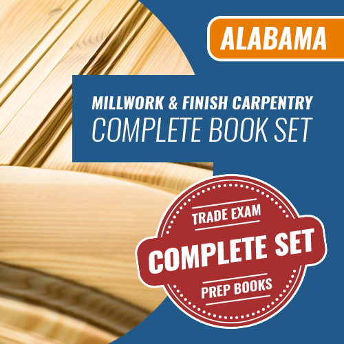 Paquete de libros de carpintería y carpintería de acabado de Alabama