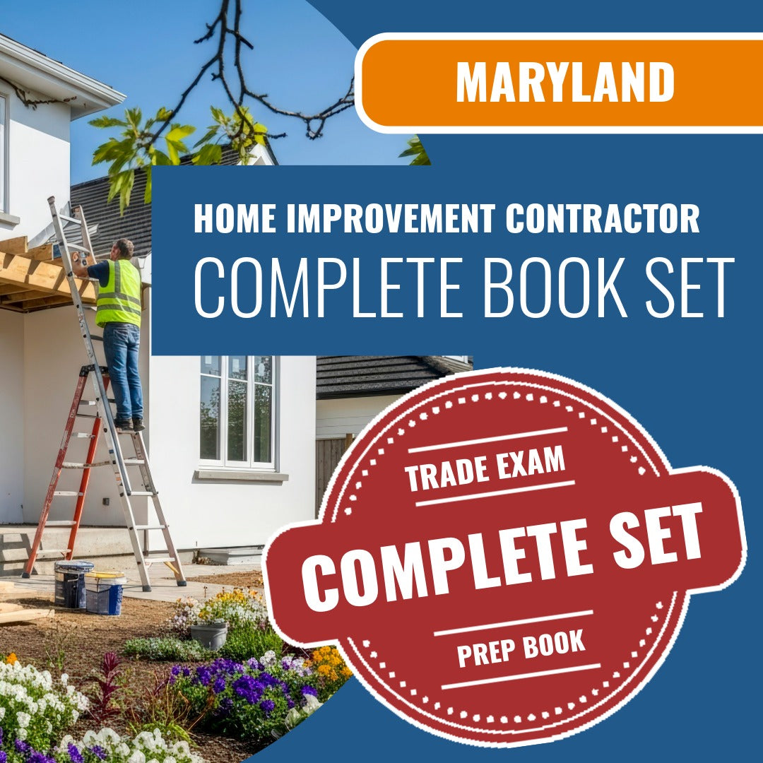 Maryland Home Improvement Contractor Exam Book Package