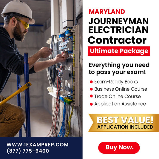 Maryland Journeyman Electrician Ultimate Exam Prep Rental Package