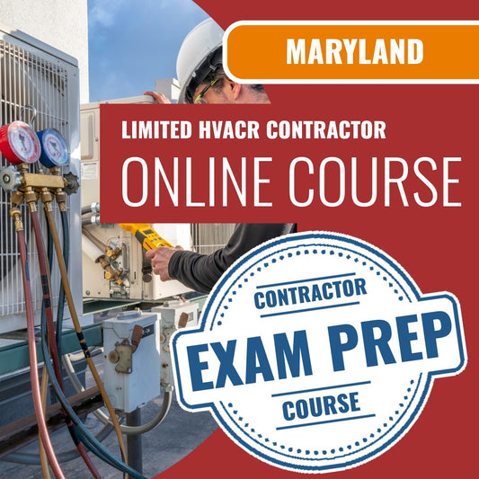 Maryland Limited HVACR Contractor Exam