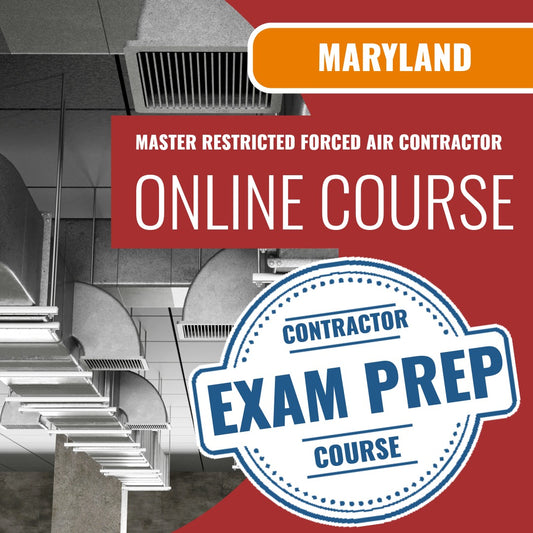 Maryland Master Restricted Forced Air Contractor