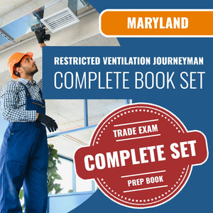Maryland Restricted Ventilation Journeyman Exam Book Package