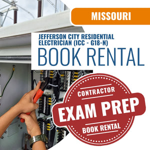 Jefferson City Missouri Residential Electrician (ICC - G18-N) - Books & Courses Rental Package