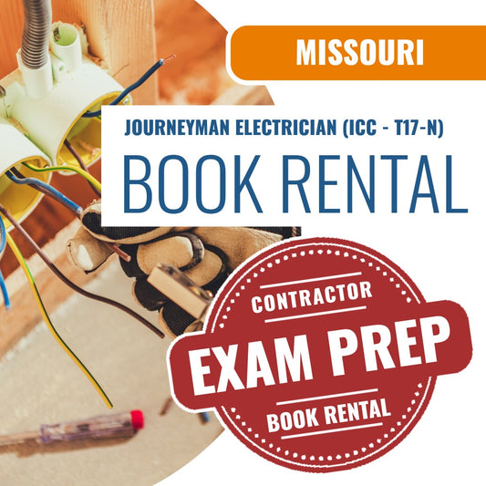 Missouri Journeyman Electrician (ICC - T17-N) - Books & Courses Rental Package