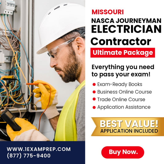 Missouri NASCA Journeyman Electrician Ultimate Exam Prep Rental Package