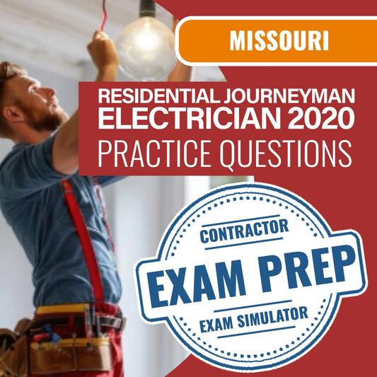 Missouri Residential Journeyman Electrician 2020 (PROV) - Online Practice Questions