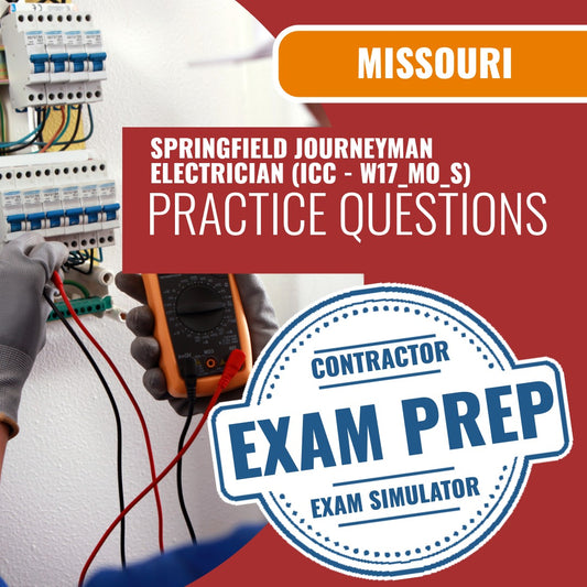 Missouri (Springfield) ICC Journeyman Electrician - W17-MO-S - Online Practice Questions