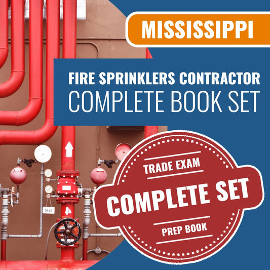 Mississippi Fire Sprinklers Contractor Exam Book Package