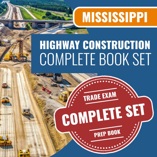 Mississippi Highway Construction Contractor Exam Book Package